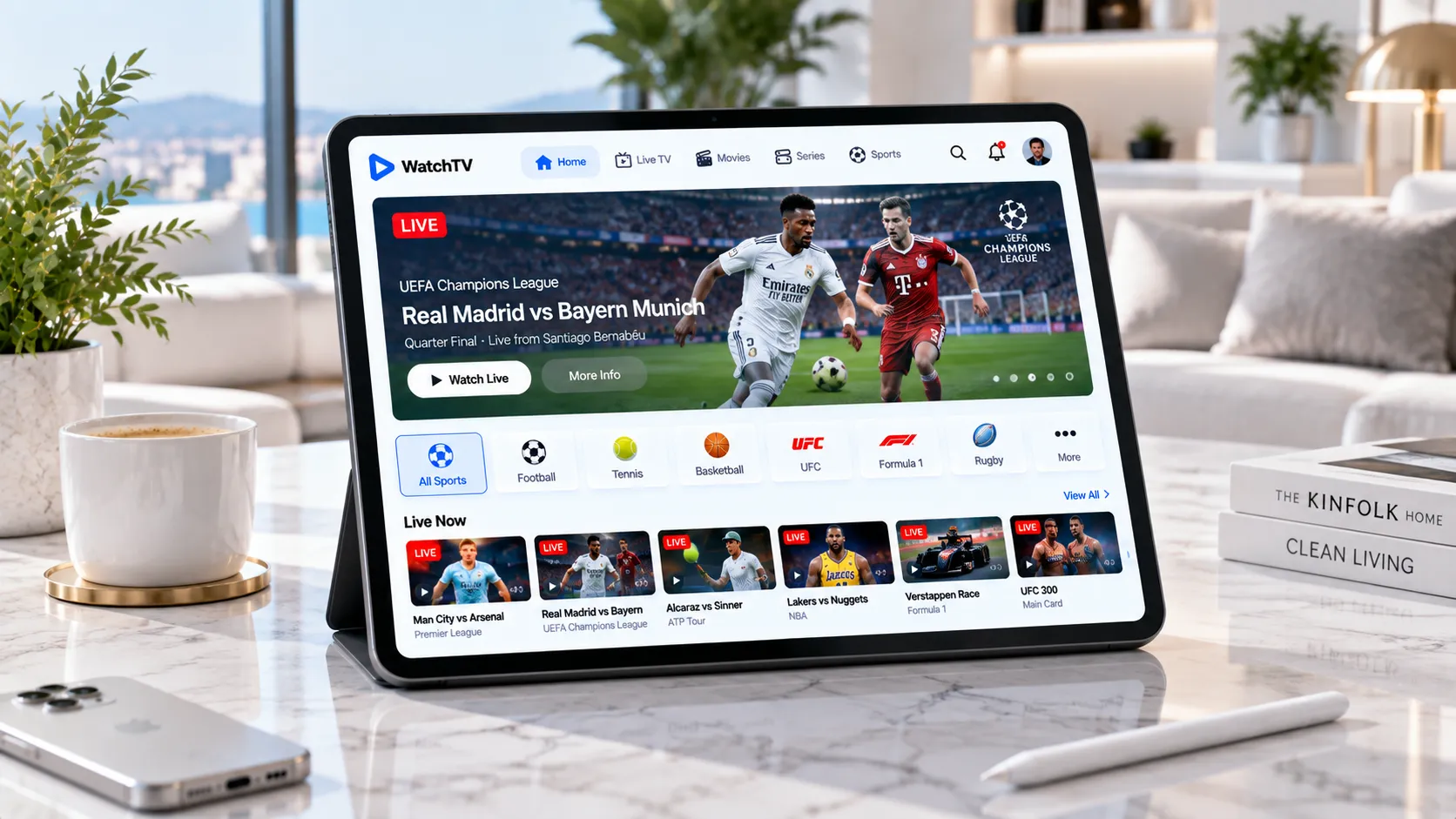 IPTV Sport und Bundesliga Live-Streaming